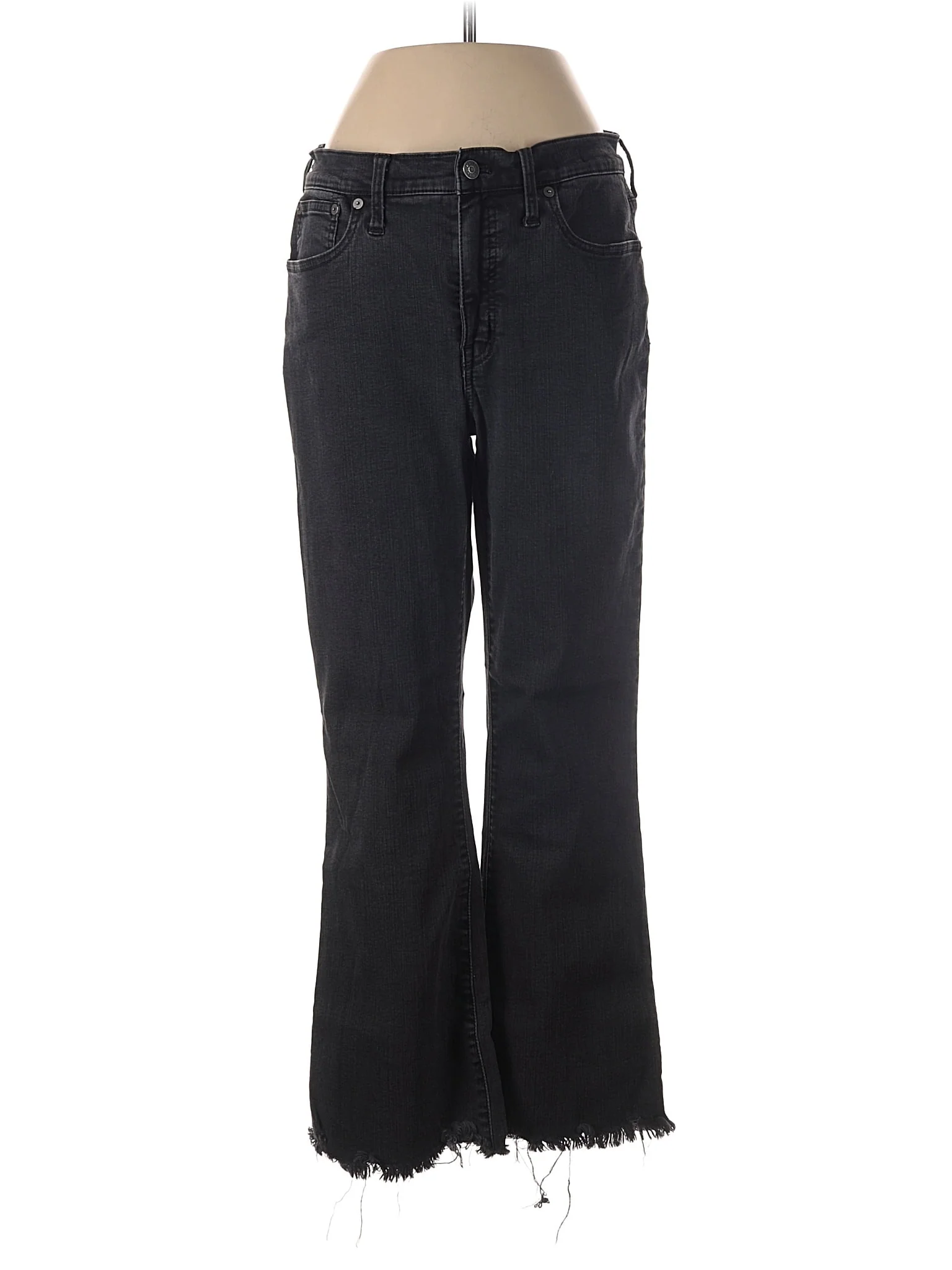 Mid-Rise Bootleg Jeans in Dark Wash