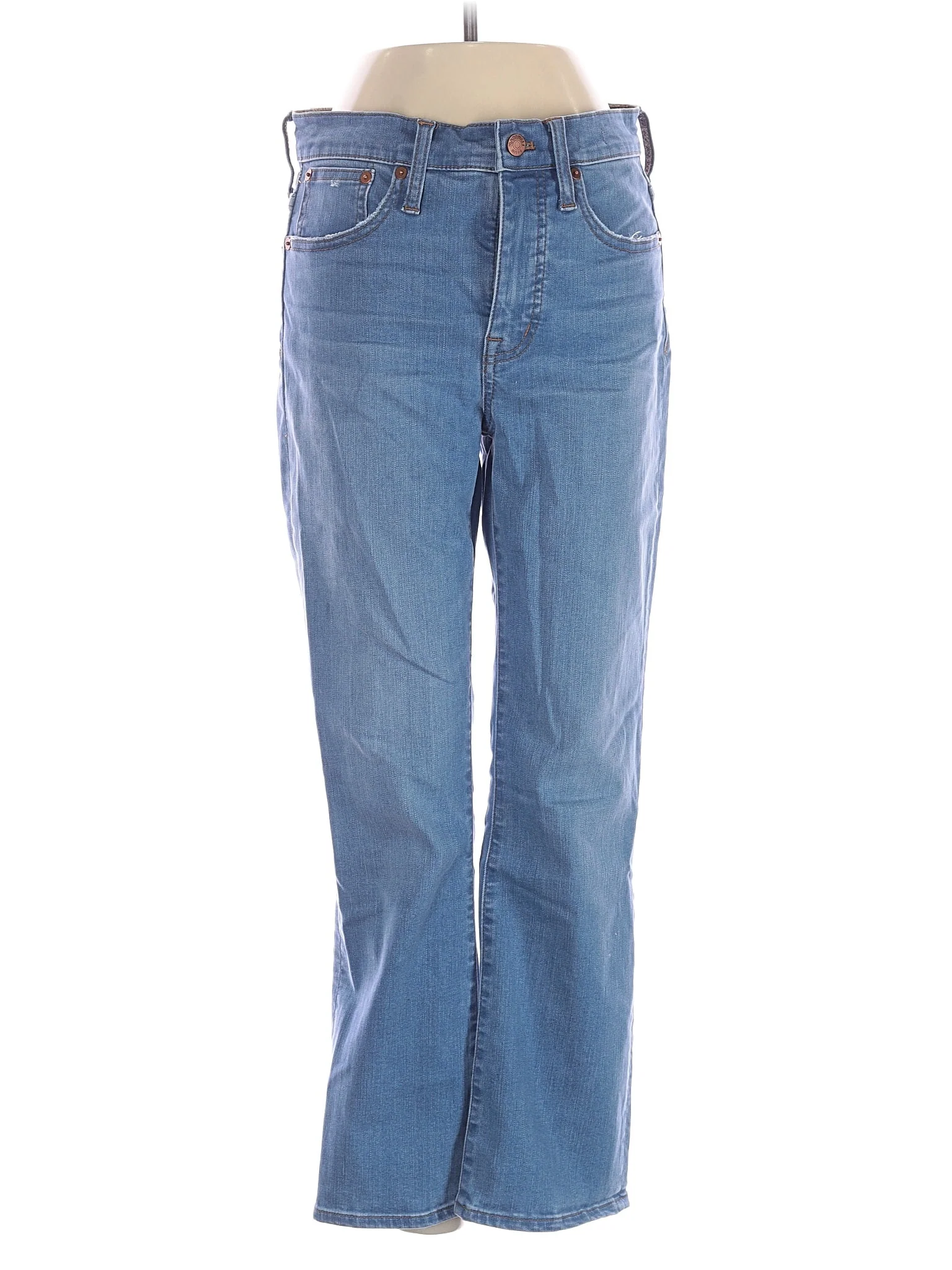 Mid-Rise Bootleg Jeans in Light Wash
