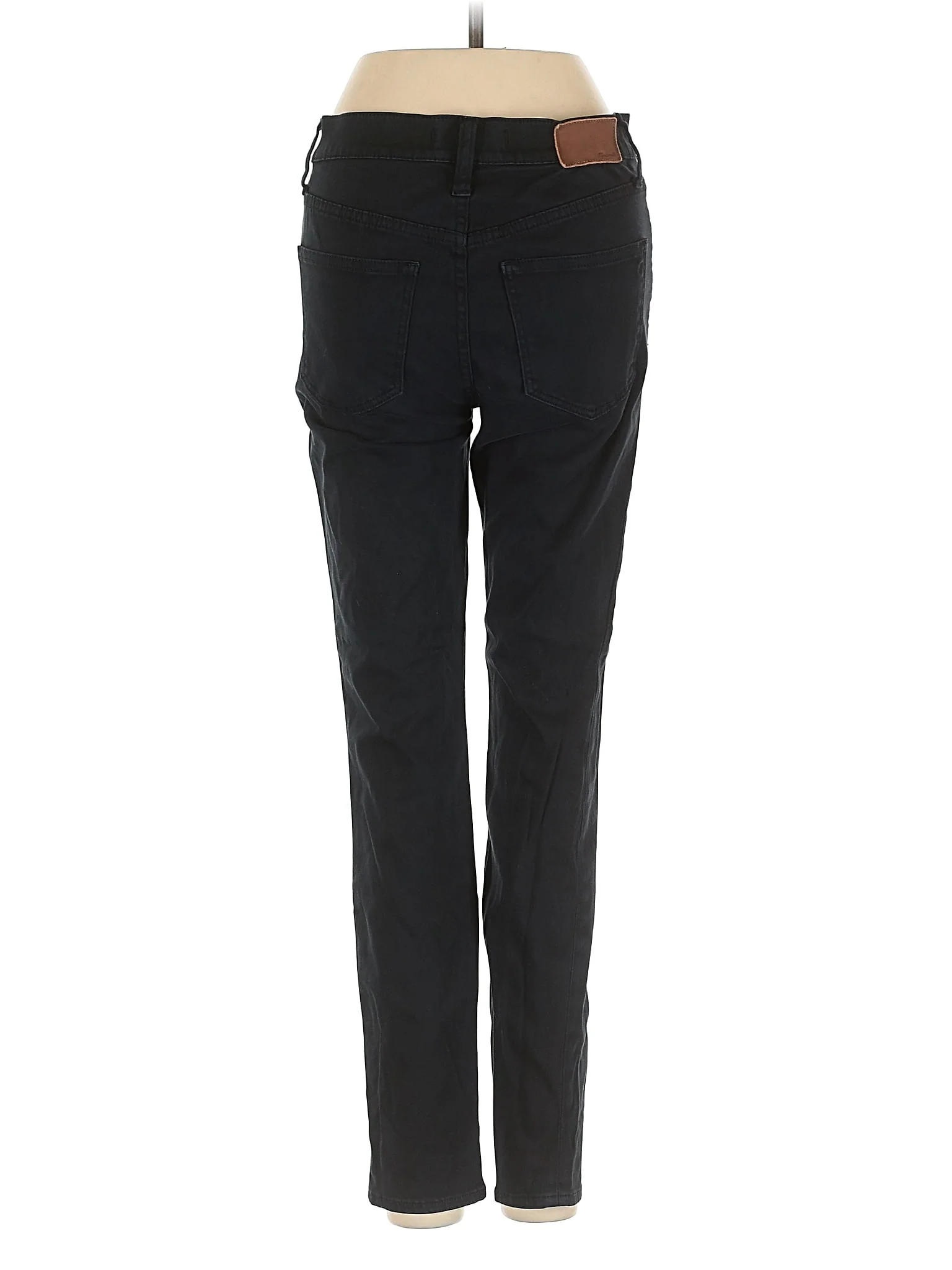 Mid-Rise Skinny Jeans in Dark Wash - Image 2