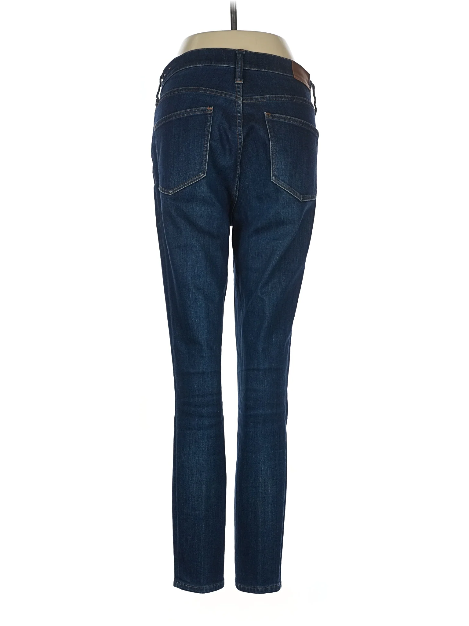 Mid-Rise Skinny Jeans in Dark Wash - Image 2