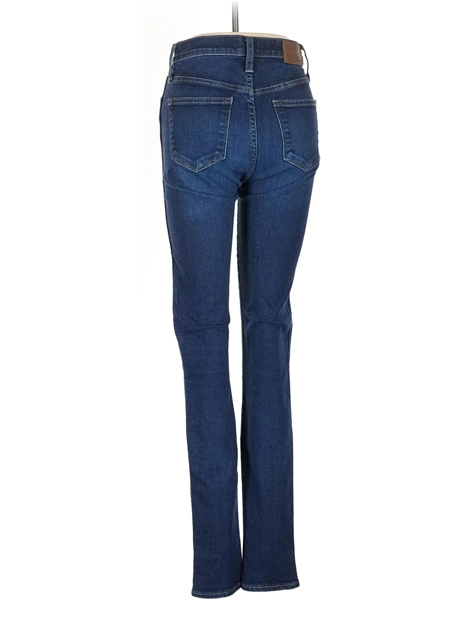 Mid-Rise Skinny Jeans in Dark Wash - Image 2