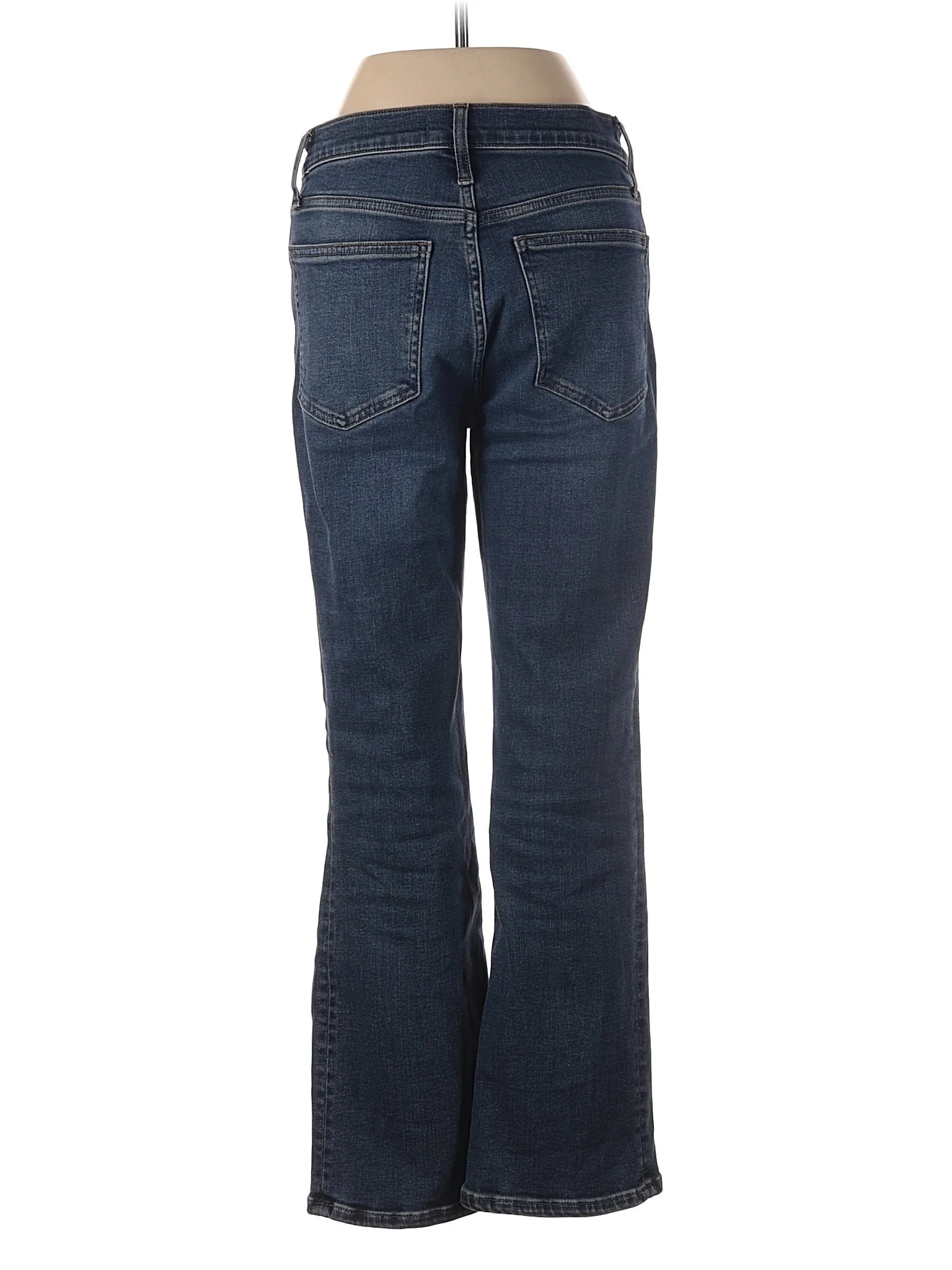 Mid-Rise Straight-leg Jeans in Dark Wash - Image 2