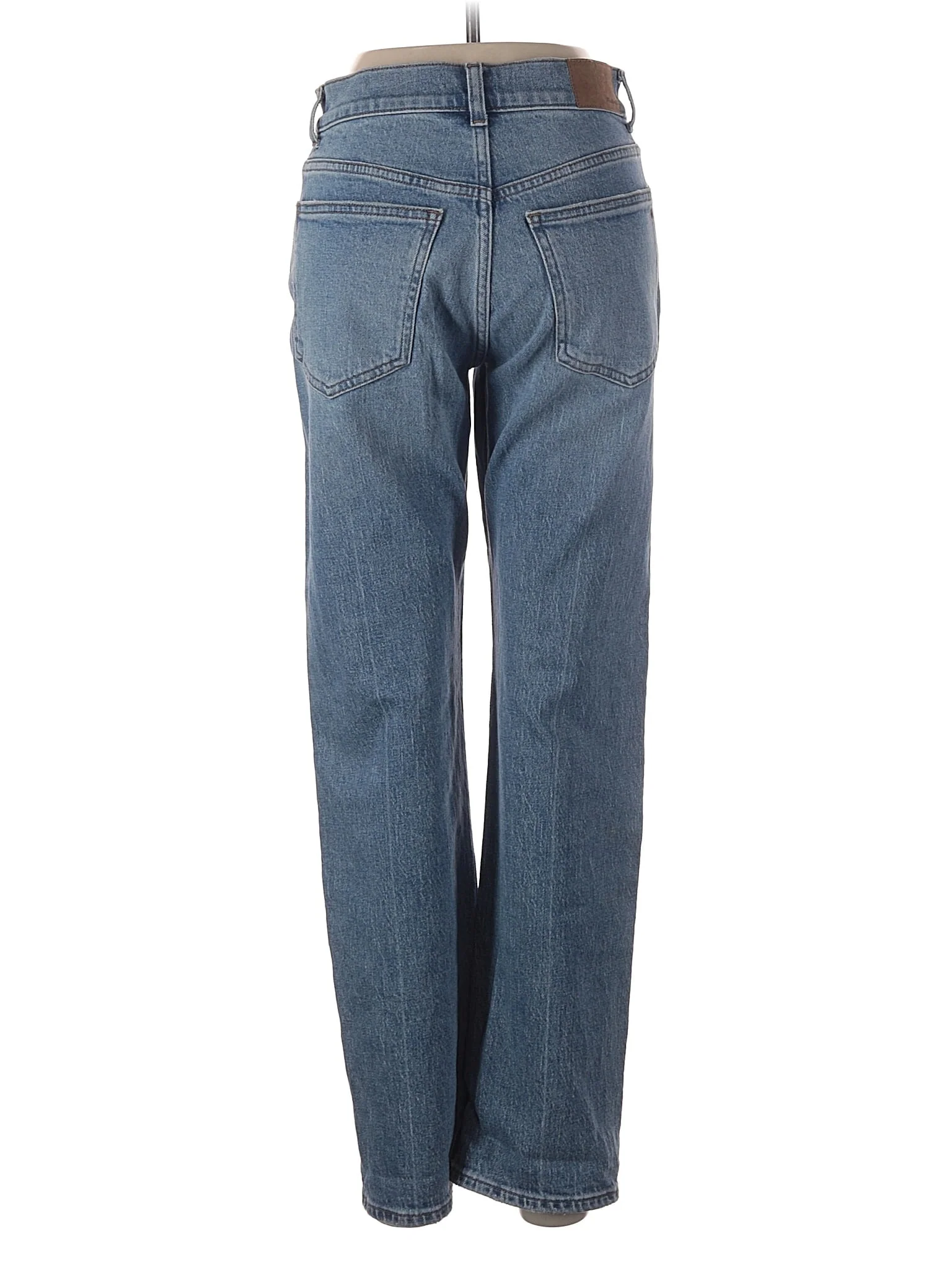 Mid-Rise Straight-leg Jeans in Medium Wash - Image 2