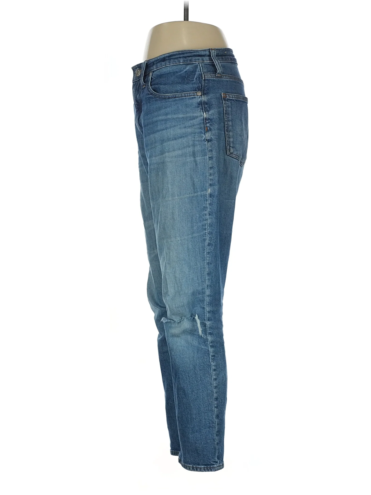 Mid-Rise Straight-leg Jeans in Medium Wash - Image 4
